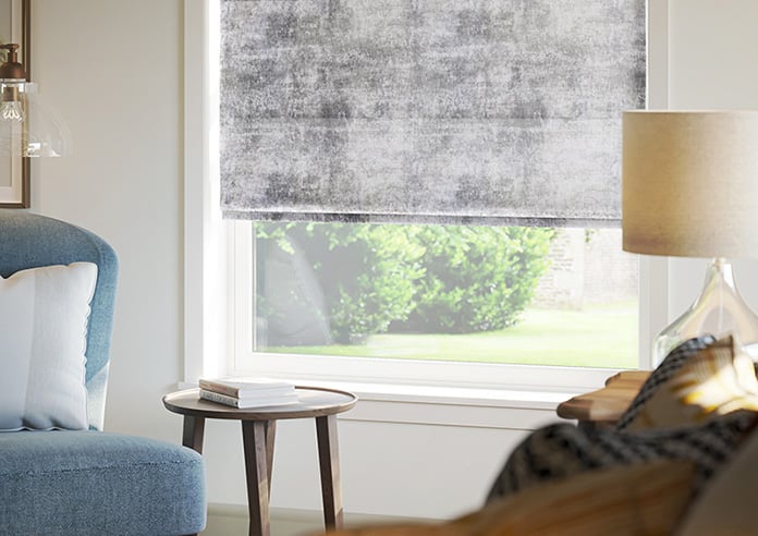 Nebula, Aluminium - Motorised Roman Blind - Image 5